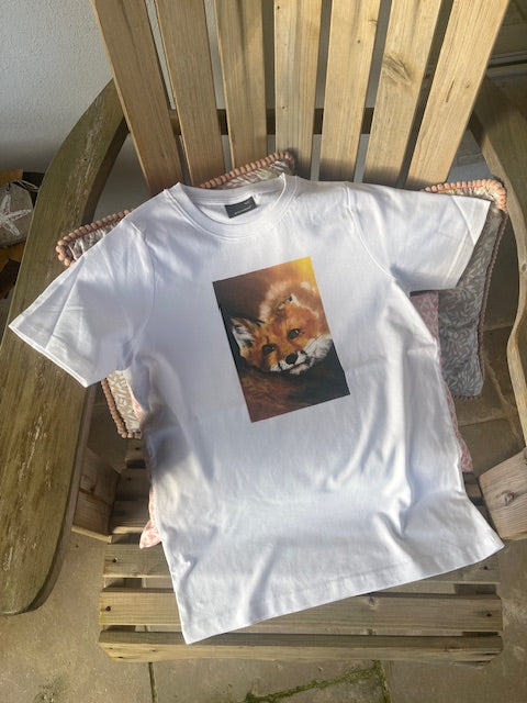Tee shirt ENFANT MOI AUSSI, Renard (Vulpes vulpes)