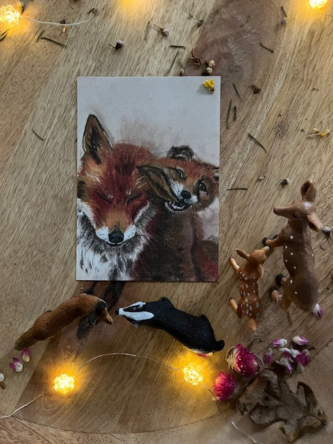 Allez Maman bon...d'accord, Renarde et son renardeau (Vulpes vulpes)