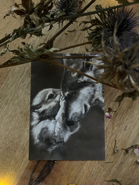 Maman, Louve et son louveteau (Canis lupus)